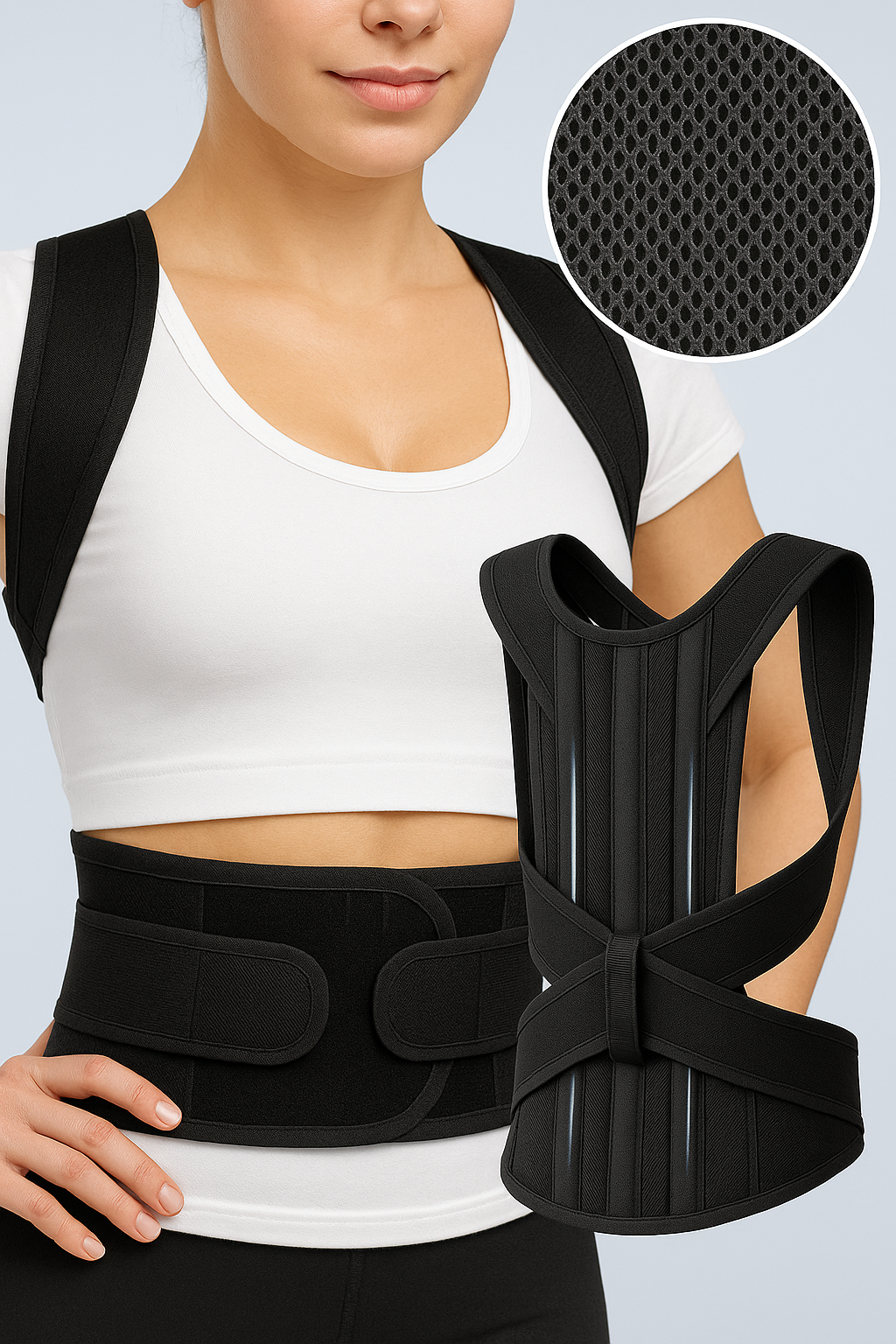 Posture Corrector  Adjustable Back Lumbar Support
