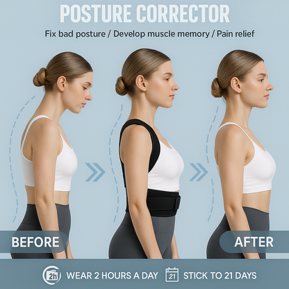 Posture Corrector  Adjustable Back Lumbar Support