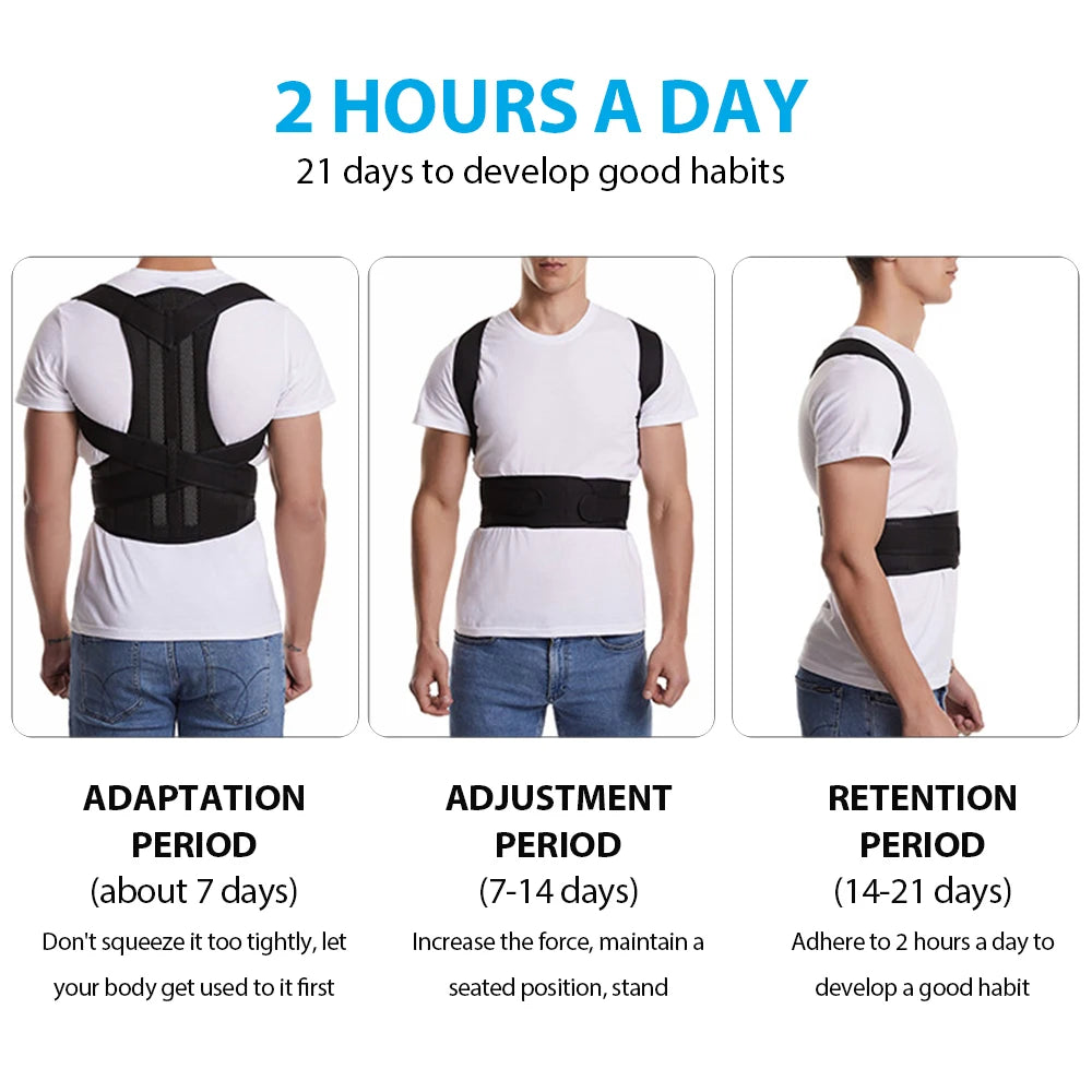 Posture Corrector  Adjustable Back Lumbar Support