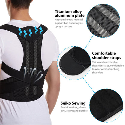Posture Corrector  Adjustable Back Lumbar Support